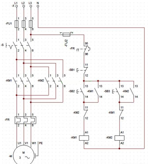 電工證報考條件-三相交流電動機正反轉(zhuǎn)互鎖電路的分析